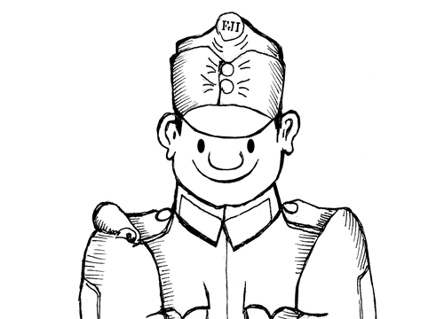 картинка рисунок австрийский солдат