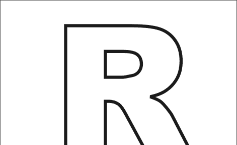english letter r