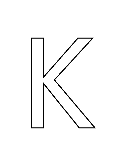 Буквы немецкого алфавита K