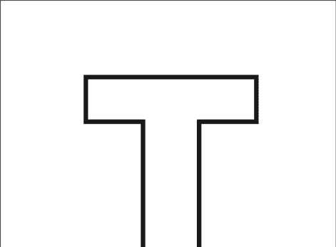 картинка буквы Т