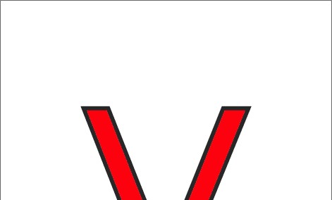 letter v