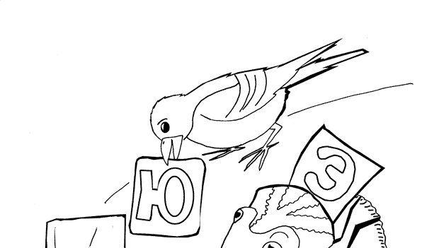 рисунок птицы юрок