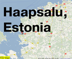карта месторасположения Хаапсалу
