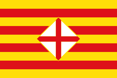 флаг провинции Барселона