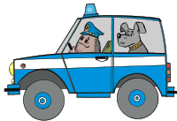 Полицейский джип / Police jeep