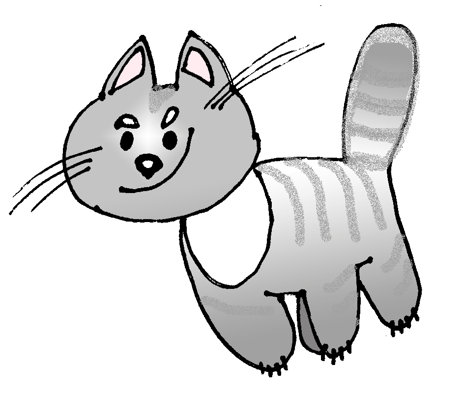 Картинка котенок раскраска