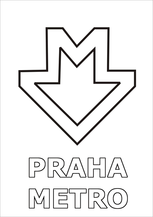 Raskraska Logo Metro v Praze